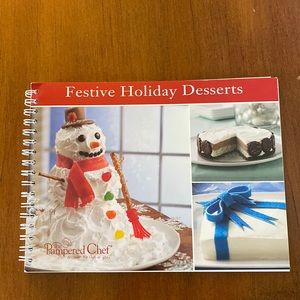 🌿Gently used pampered chef Festive Holiday Desserts CookBook🌿🌲